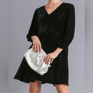 Umgee Black Mini Dress